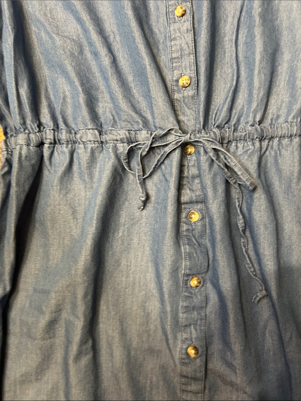 C&C California Light Blue Denim Shirt Dress - Picture 4 of 12